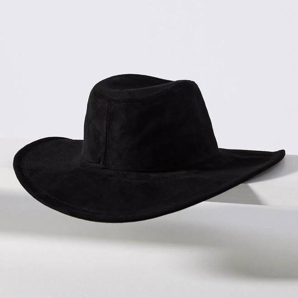 Anthropologie San Diego Hat Co. Suede Fedora - Picture 2 of 16